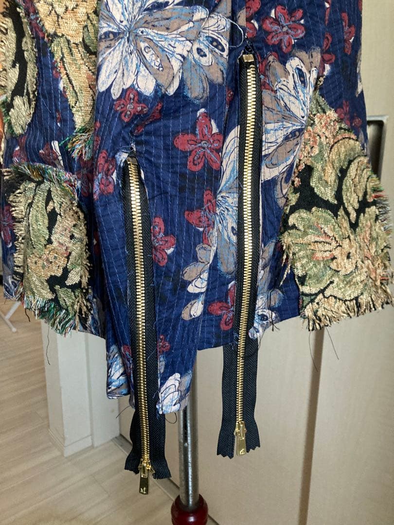 ジャケット・アウター [Fenon] fabric docking blouson