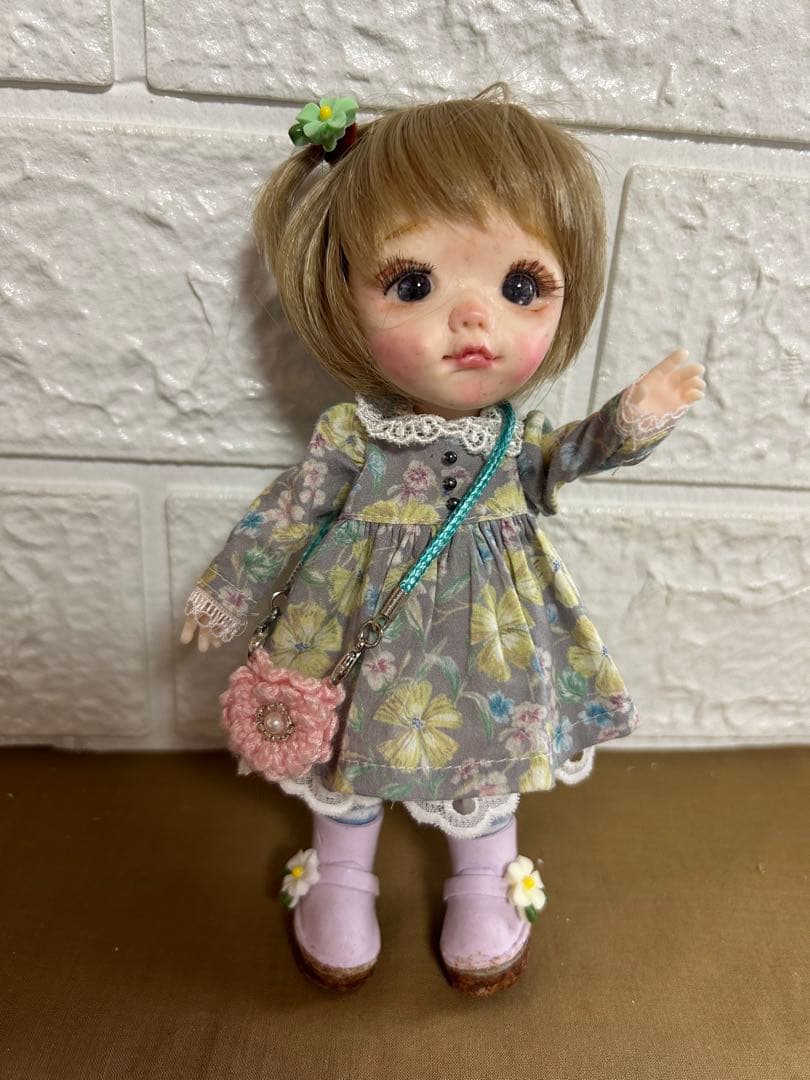 手作り樹脂粘土ドール　 すずちゃんセリアボディ