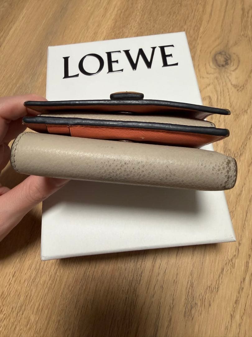 LOEWE トライフォールド ウォレット（ソフトグレインカーフ）