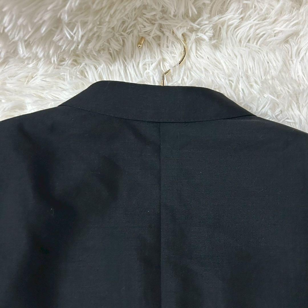 ［良品］NINA RICCI ダブルブレストテーラードジャケット ブラック