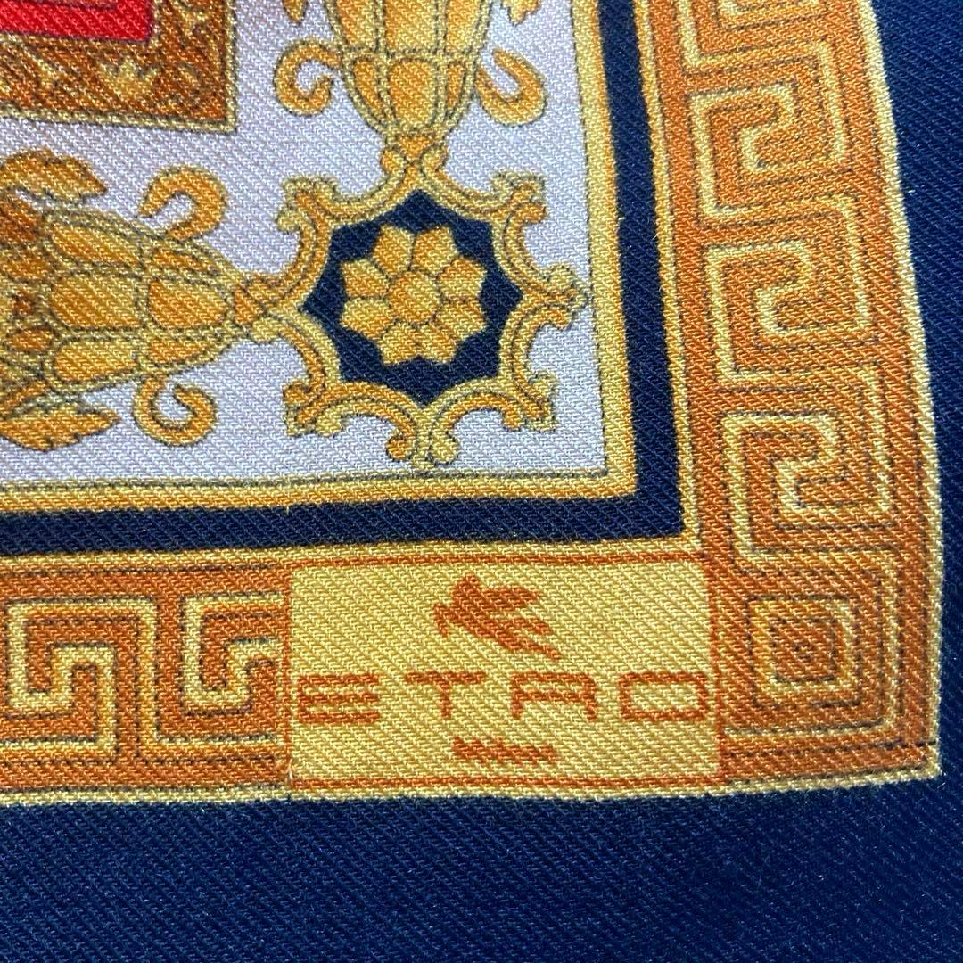 エトロ ETRO ストール スカーフ シルク混 ペイズリー総柄