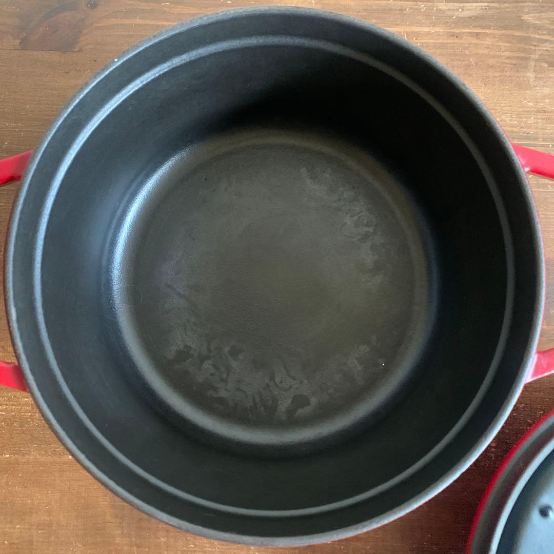 STAUB ストウブ ココットラウンド 22cm レッド