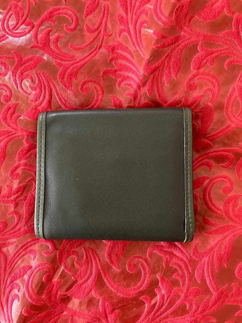 OLD COACH オールド コーチ クラブタンレザー 三つ折り財布 グリーン系