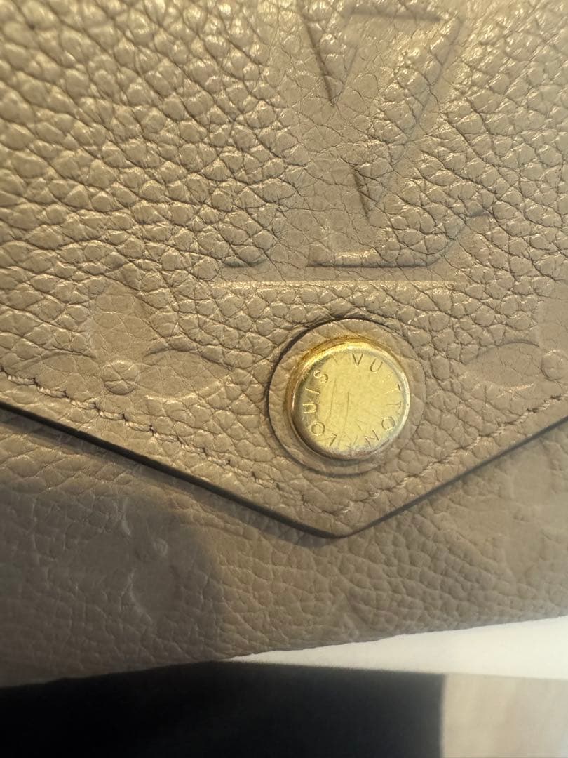 Louis Vuitton 三つ折り財布 ベージュ