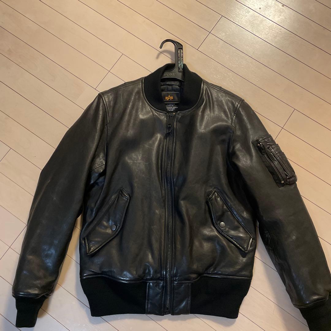 【値下】ALPHA INDUSTRIES MA-1 L シープスキン