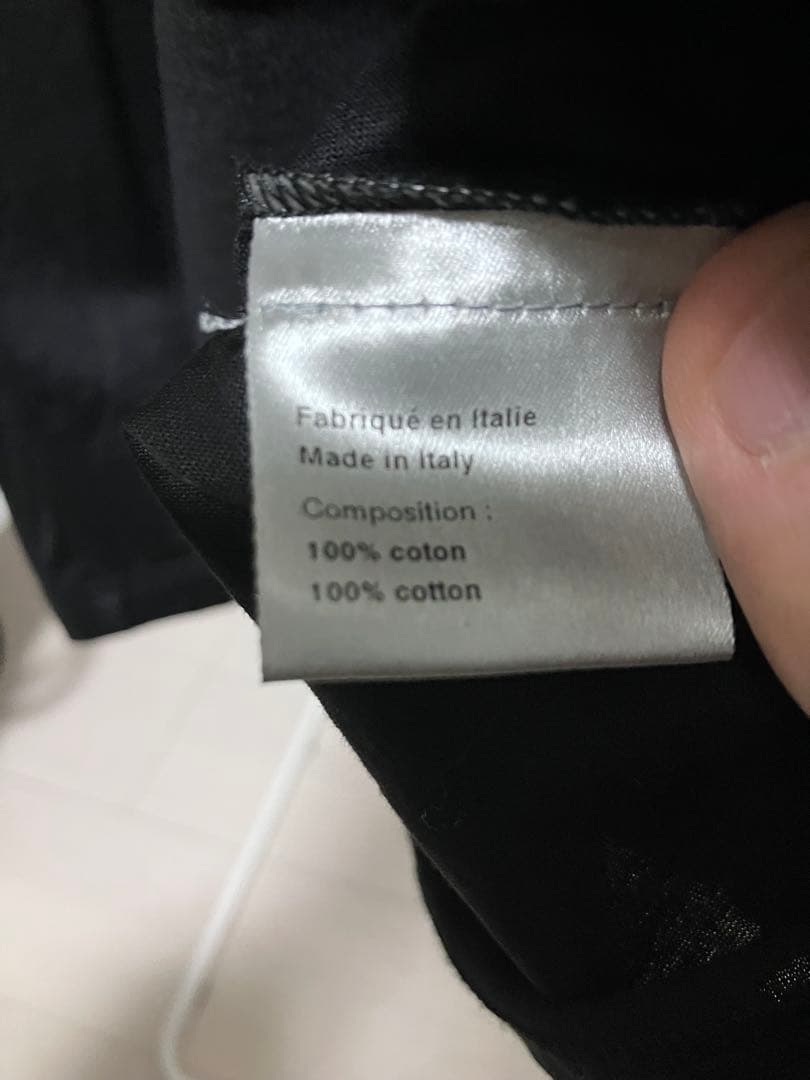 Dior Homme エディスリマン期 シルバーラメTシャツ