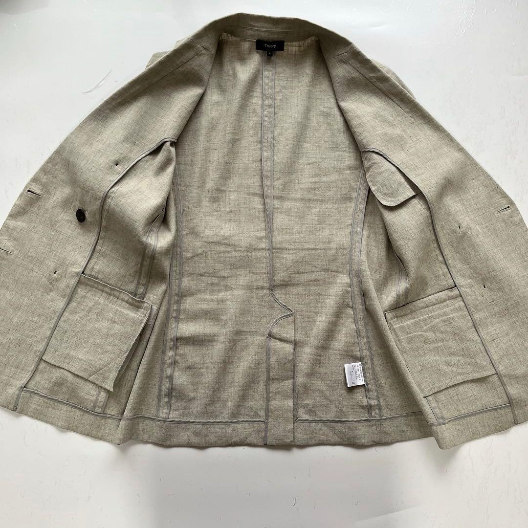 23S セオリー Fitted DB JKT リネンダブルジャケット 大きい