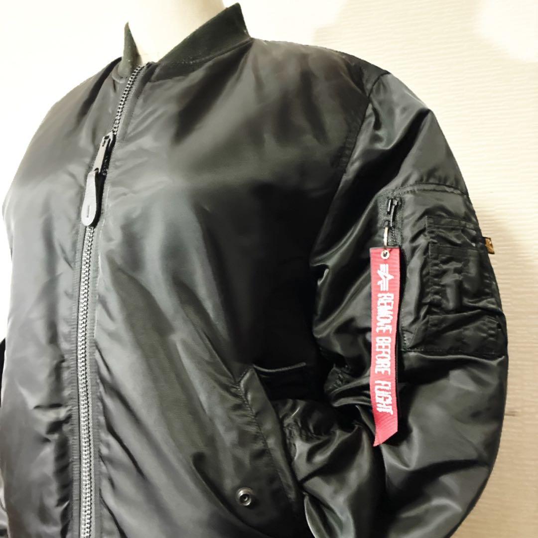 アルファ × エモダ 希少モデル MA-1 短丈 フライトジャケット アメカジ