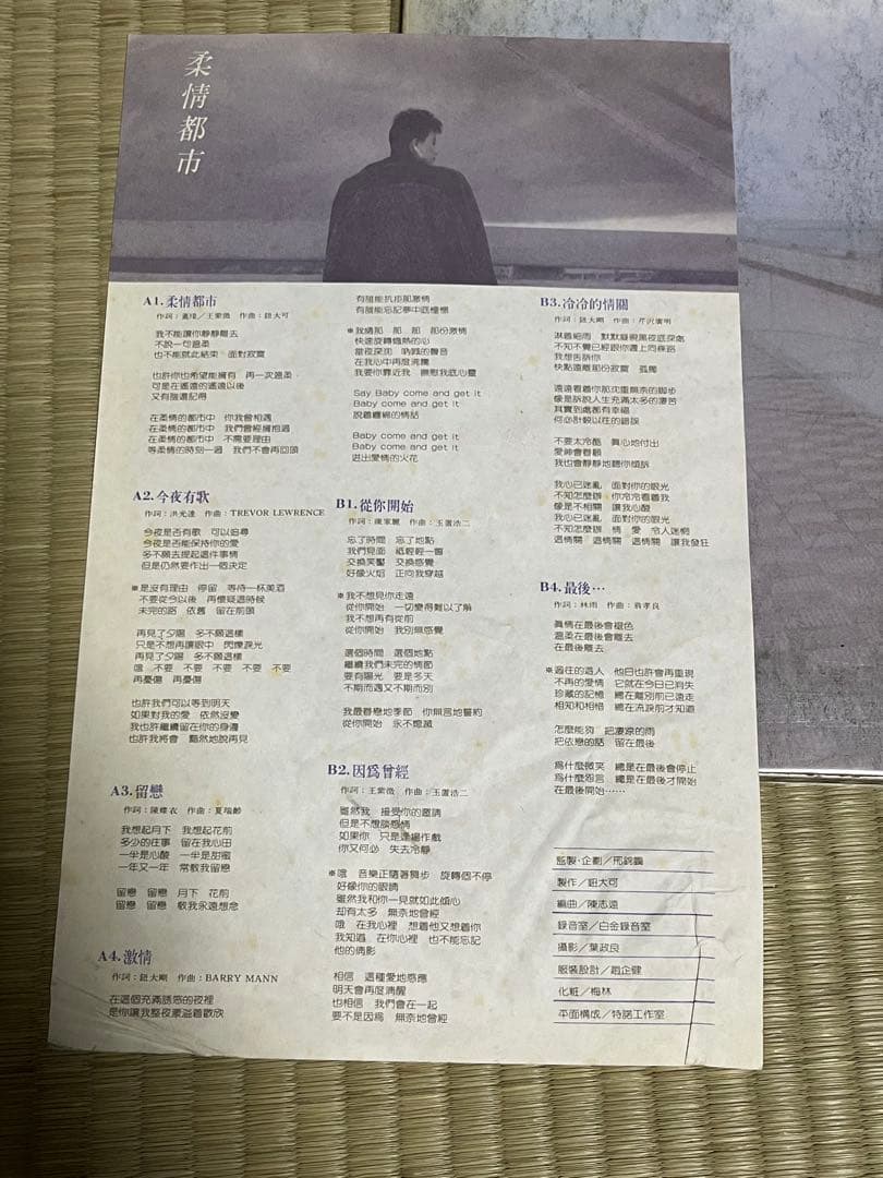 Billie Wang 比莉 柔情都市 LPレコード　亜モノ　シティポップ