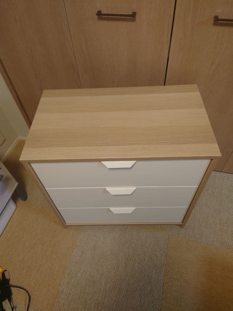 R*S様 【最終値下げ】IKEA ASKVOLL 3段チェスト