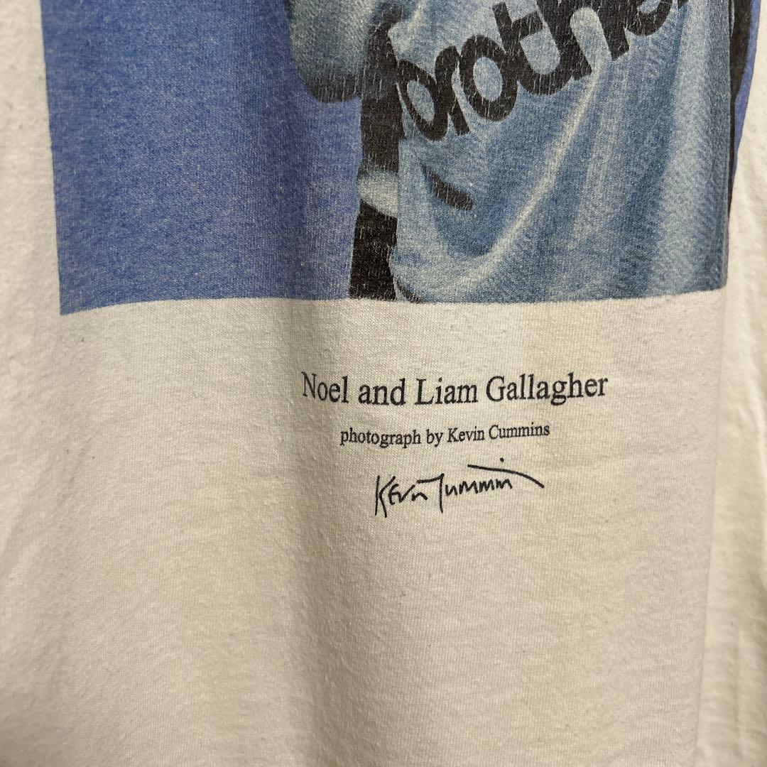 ※やま※ oasis ギャラガー兄弟 マンチェスターシティフォトTシャツ