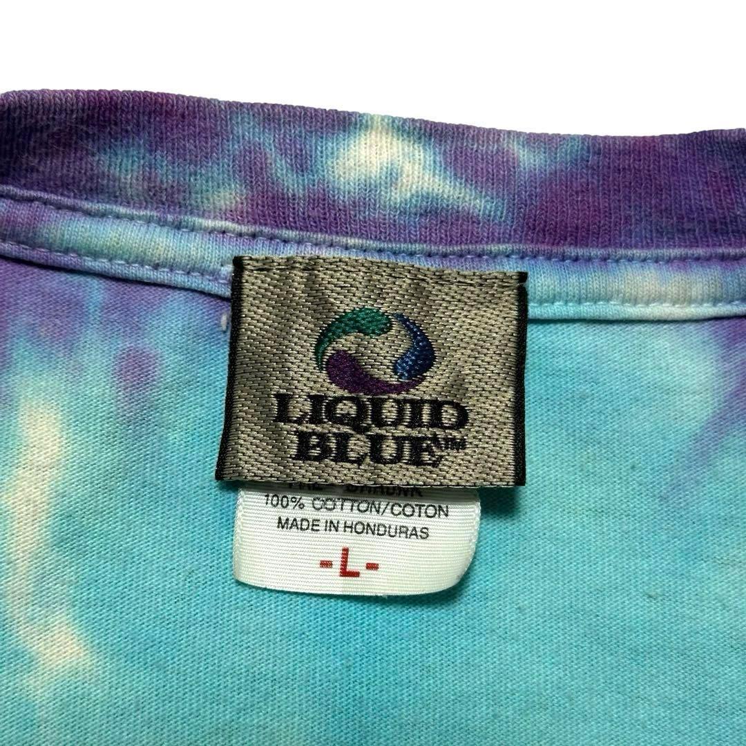 希少 Travis Scott 着用 00's LIQUID BLUE Tシャツ