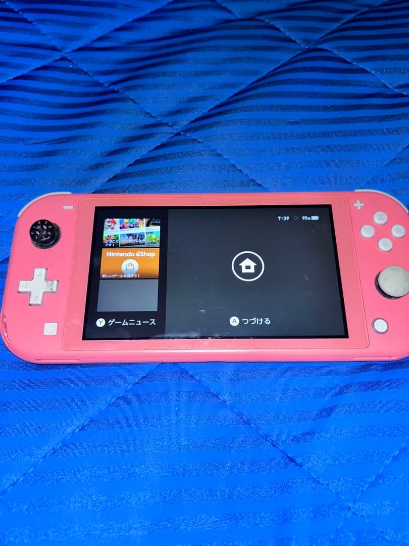 ジャンク品　Nintendo Switch Lite コーラルピンク 本体