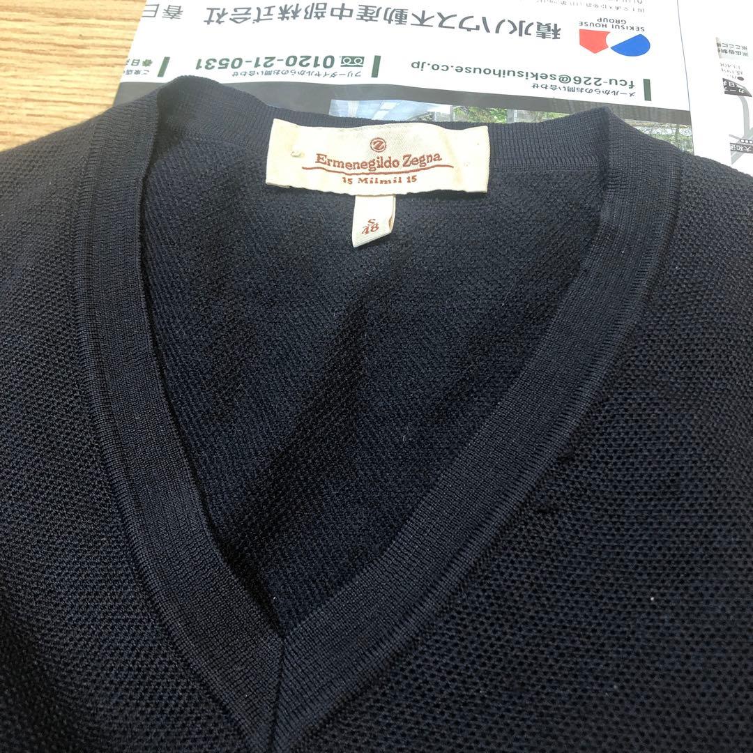 リクエスト値下美品Ermenegildo Zegna』最高級Vニットベスト
