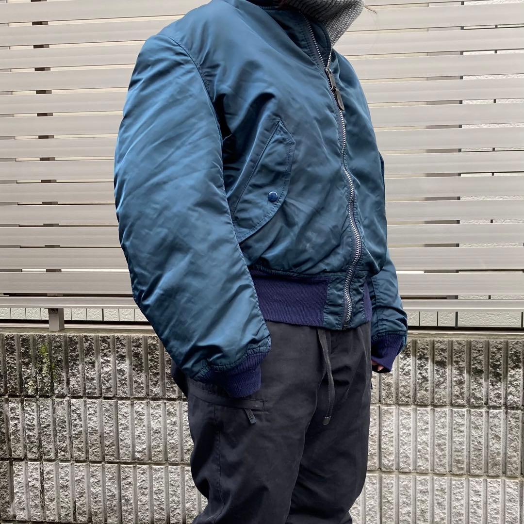 90s alpha MA-1 bomber jacket ビンテージ USA製