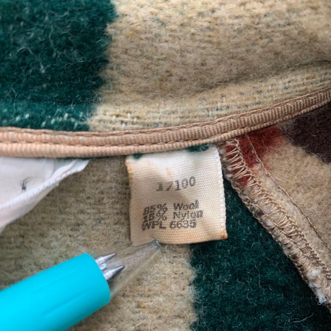 〔貴重〕70s Woolrich マルチカラー ウール ブランケット