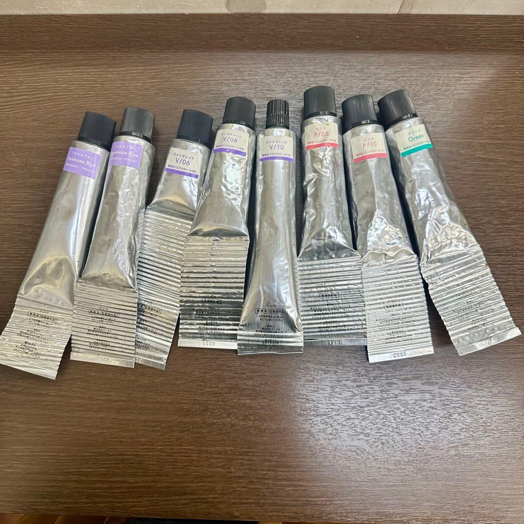 THROW ヘアカラー 各種色々新品77本中古26本