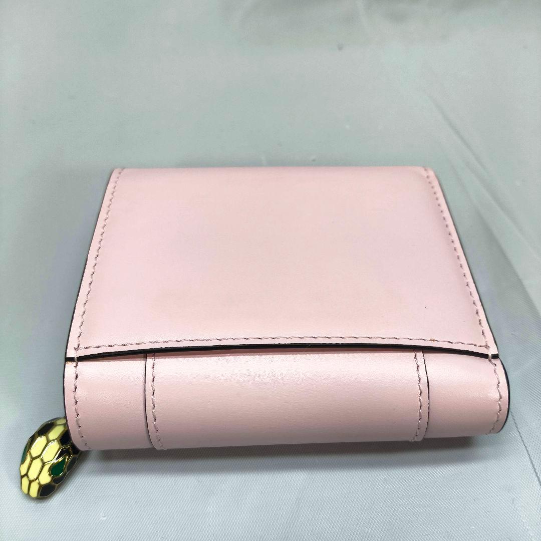 未使用 ICタグ ブルガリ セルペンティ フォーエバー コンパクト 三つ折り財布