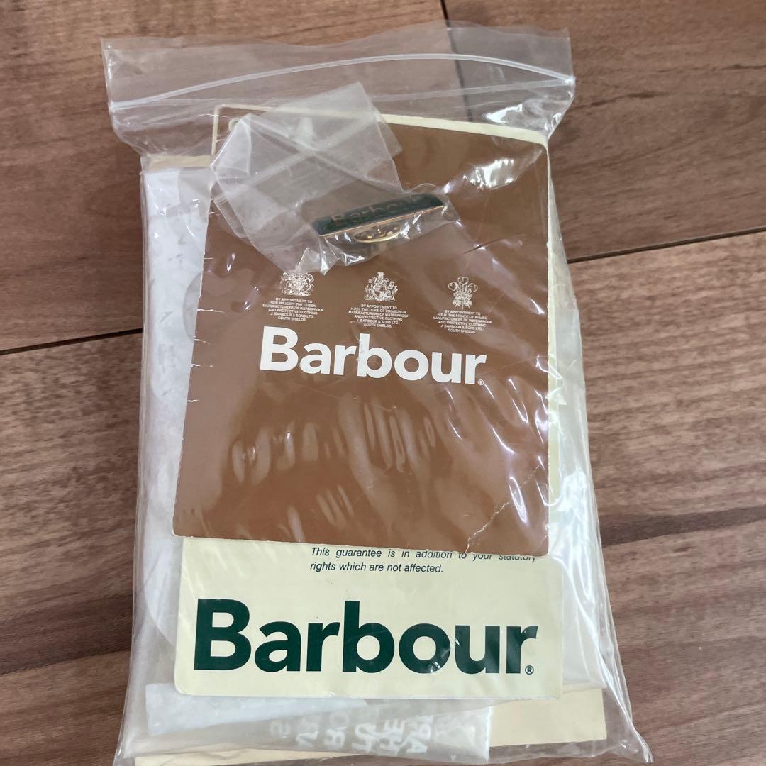 Barbour ビデイル オイルドジャケットセージ　ピンバッジ付き