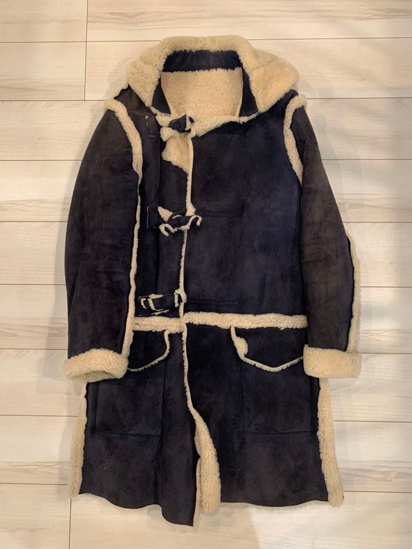最終価格/unused/アンユーズド /リアルムートンダッフルNV/3/used