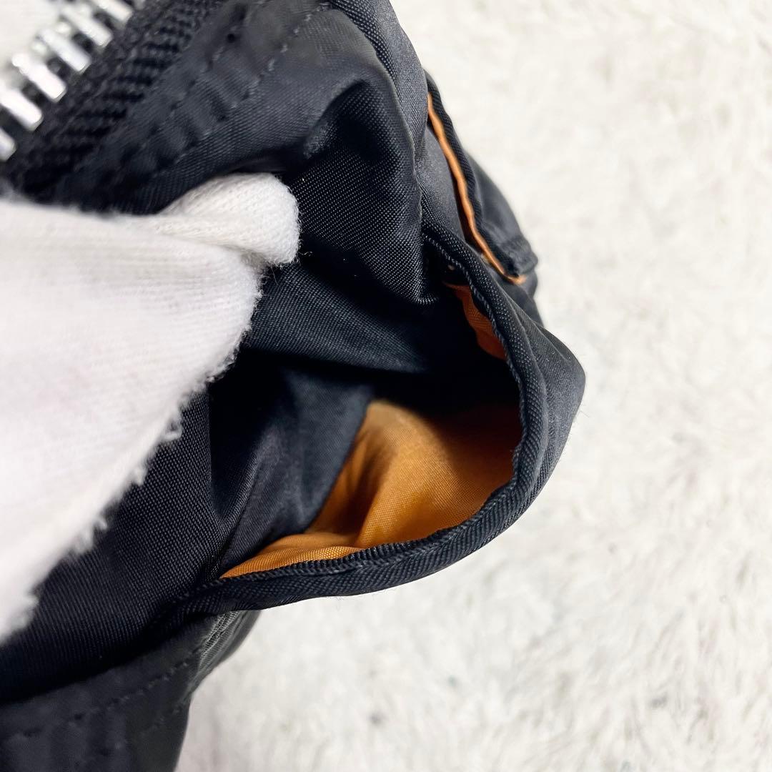 美品 PORTER ポーター タンカー ミニボストンバッグ ブラック 大容量 黒