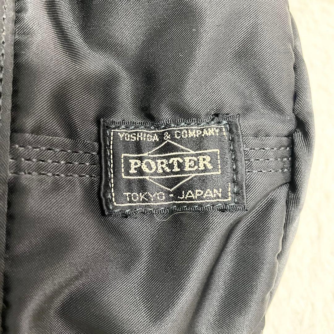 美品 PORTER ポーター タンカー ミニボストンバッグ ブラック 大容量 黒