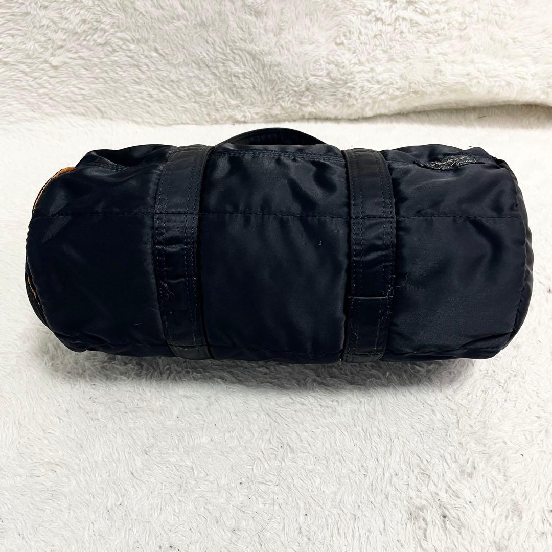 美品 PORTER ポーター タンカー ミニボストンバッグ ブラック 大容量 黒
