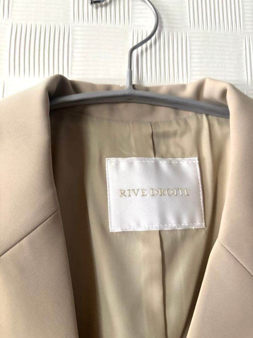 新品タグ付き　リヴドロワ　【名品アイテム】ツイルテーラードジャケット
