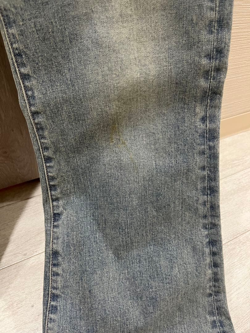 ANDMARY Mary logo flare denim Mサイズ