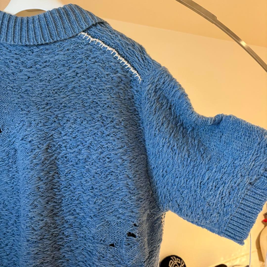 Acne Studios ダメージ ニットワンピース