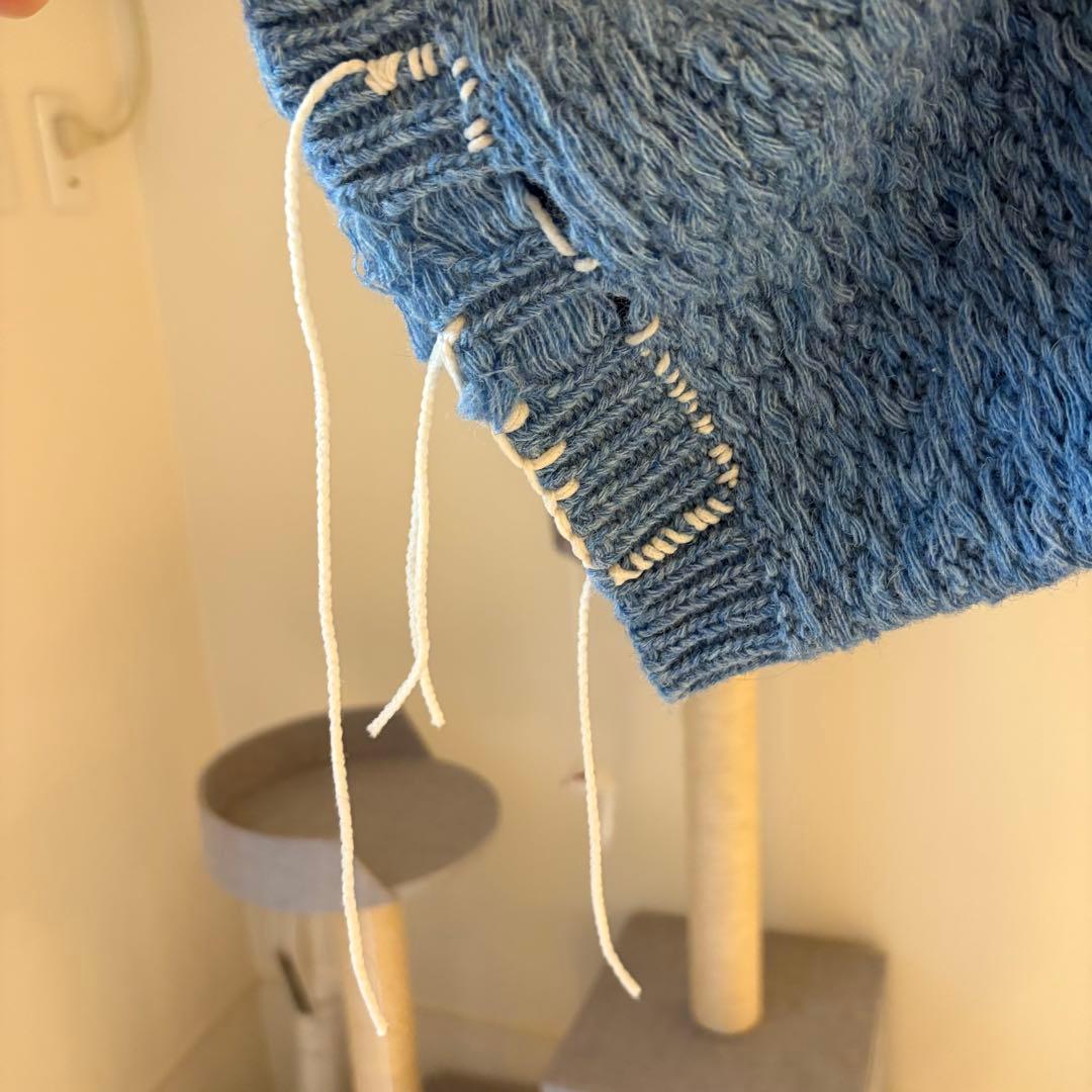 Acne Studios ダメージ ニットワンピース