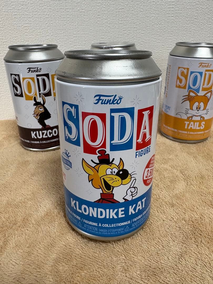 ファンコ SODA ソーダ缶　バッグス・バニー他4個セット