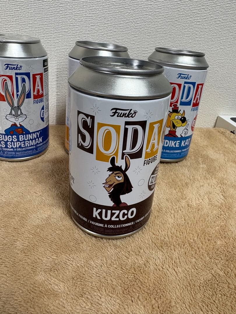 ファンコ SODA ソーダ缶　バッグス・バニー他4個セット