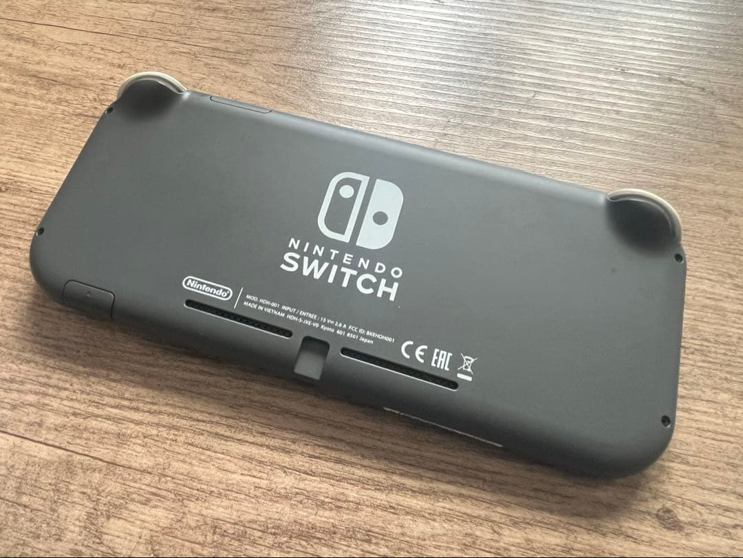 【microSD 128GB付】Switch Liteグレー ※左スティック重め