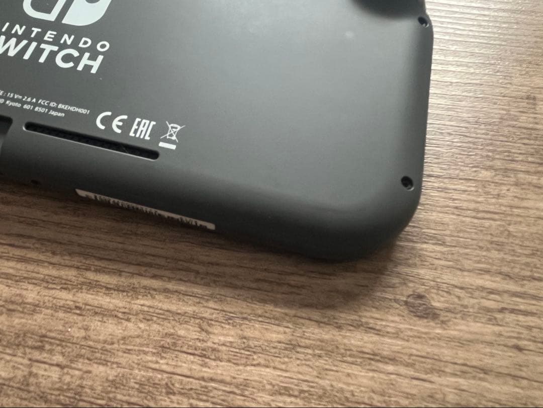 【microSD 128GB付】Switch Liteグレー ※左スティック重め