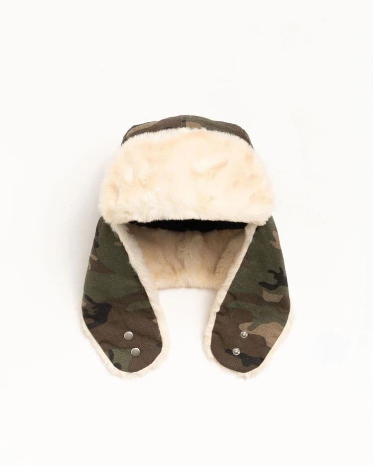 STUSSY RIPSTOP TRAPPER CAP CAMO L/XL 新品
