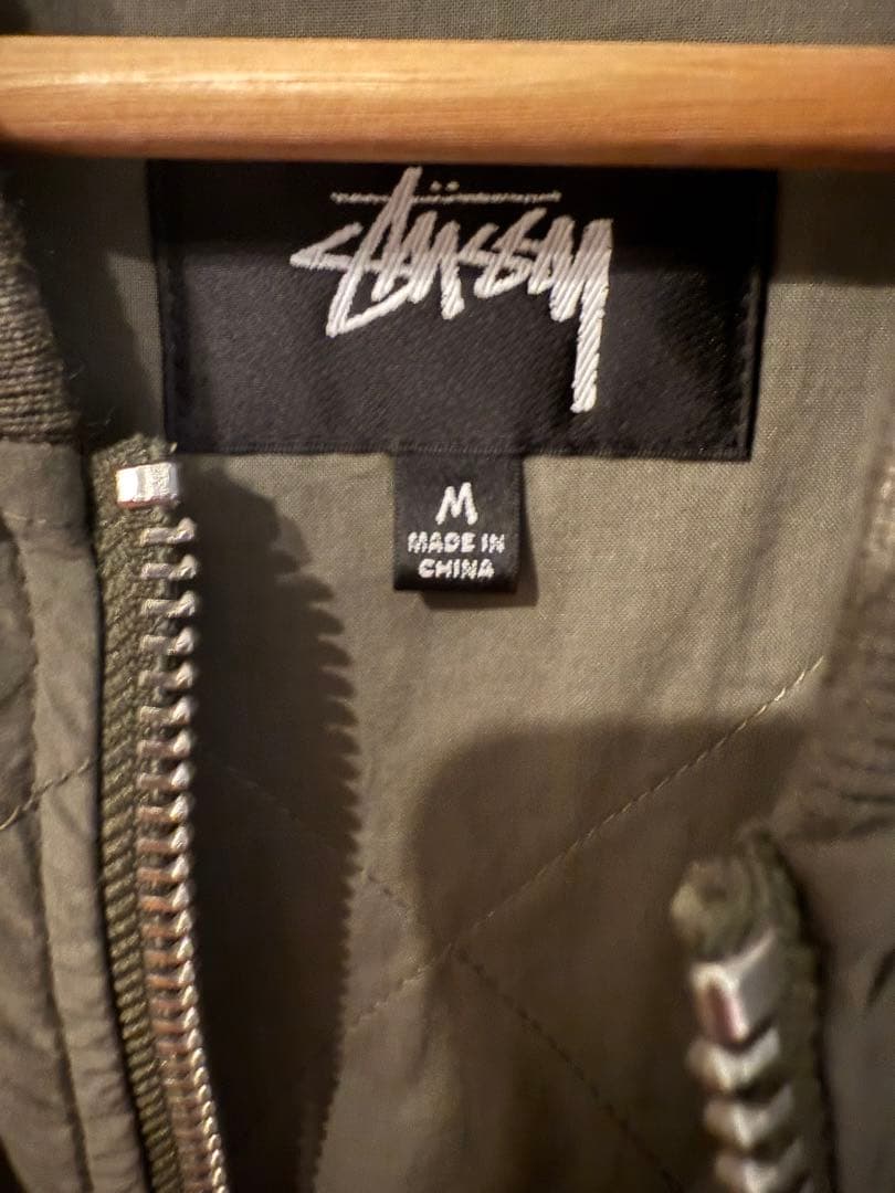 ジャケット・アウター Stussy Lightweight Cotton Bomber \"Olive\"