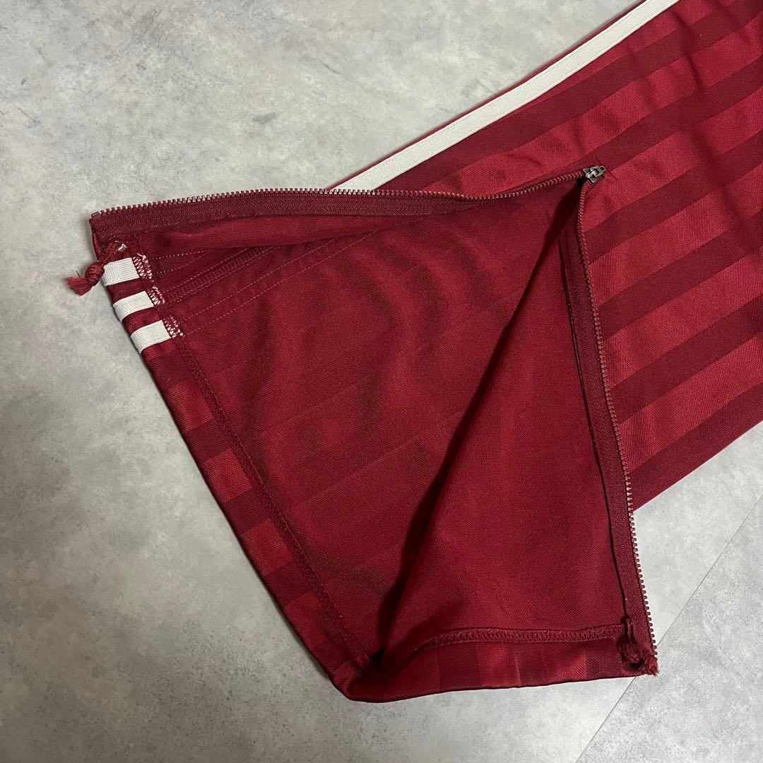 激レア90s adidas サイドライン トラックパンツ　サイドジップ　ジャージ