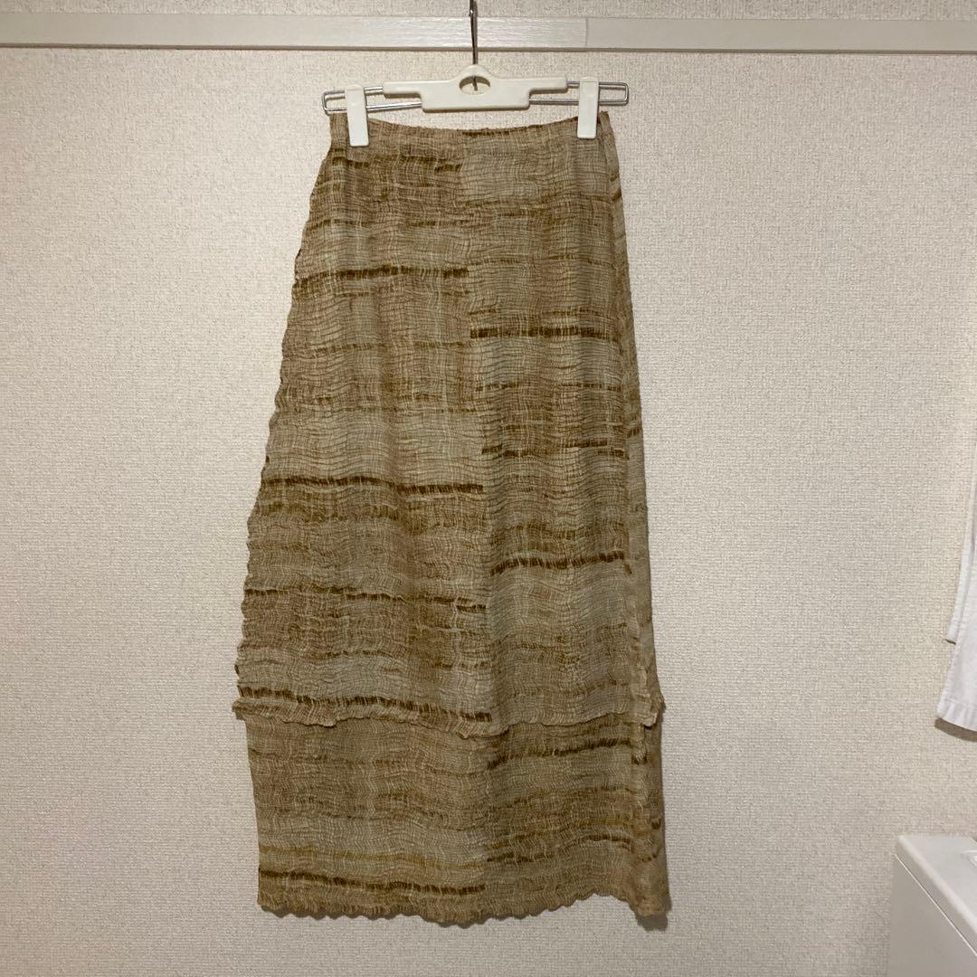 イッセイミヤケ ロングスカート