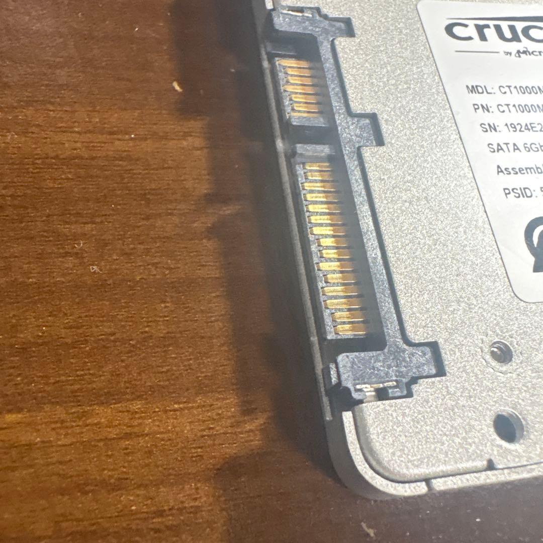 Crucial MX500 1000GB SSD クルーシャル 動作確認済み