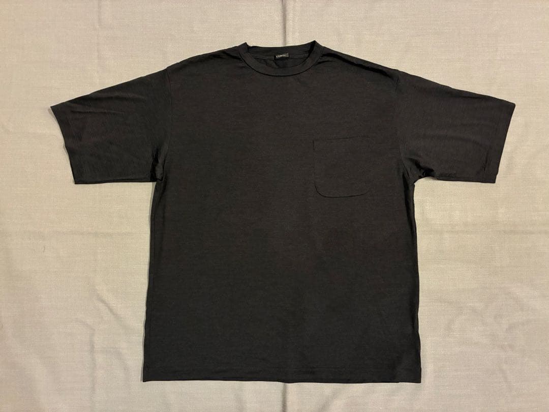 【中古】COMOLI 22SS ウール天竺Tシャツ サイズ３ サマーウール