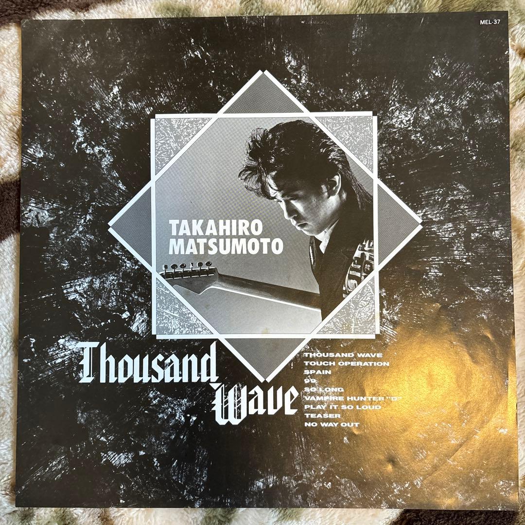 松本孝弘／Thousand Wave／大堀薫／増田隆宣／稲葉浩志／レコード／美盤