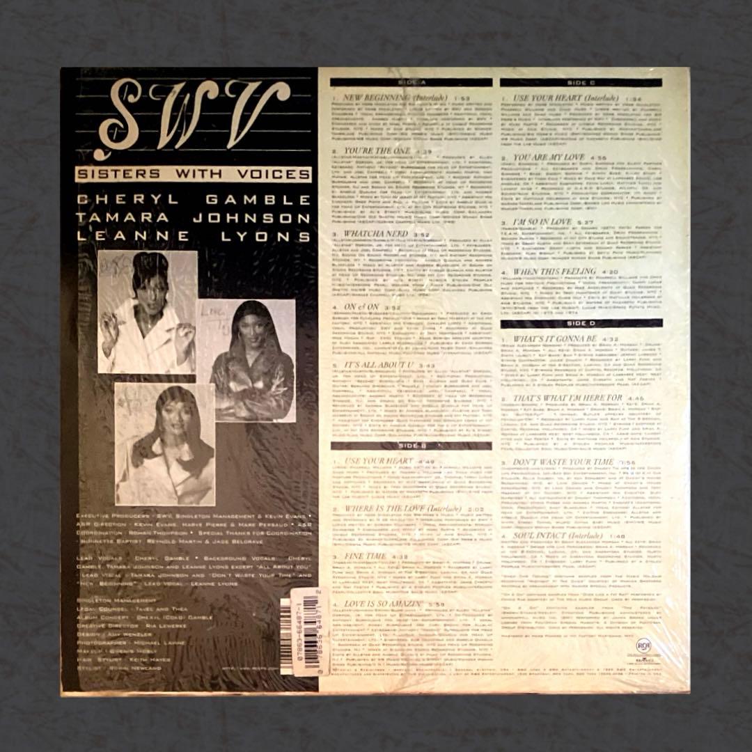 シュリンク付き　 USオリジナル　SWV / New Beginning 2LP