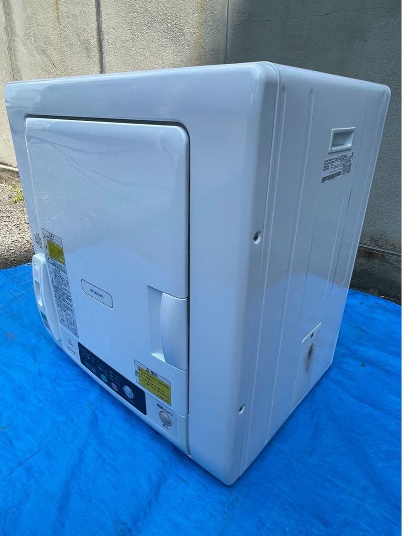 日立 衣類乾燥機 6kg ピュアホワイト DE-N60WV-W 2021年製