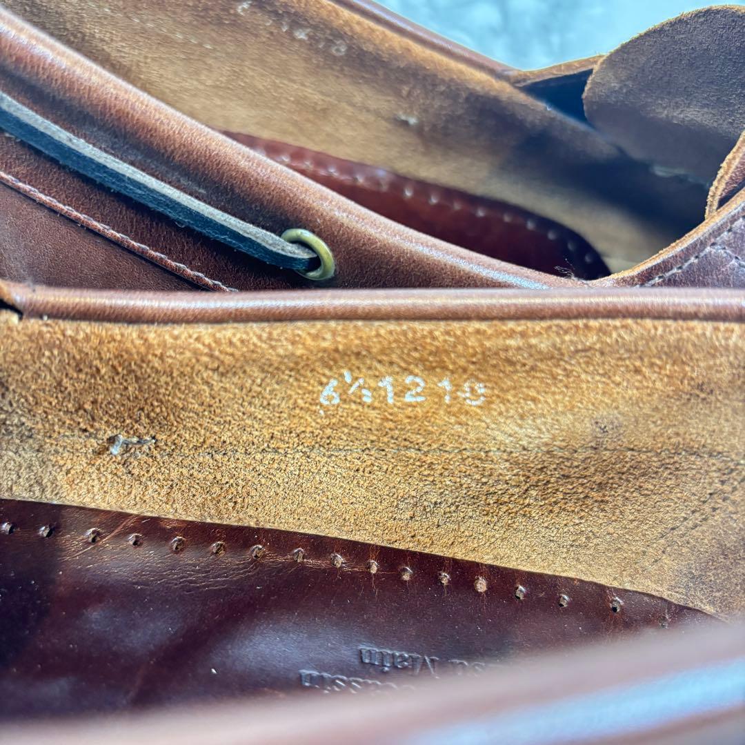 【極美品】PARABOOT パラブーツ BARTH モカシン 25.5 マロン
