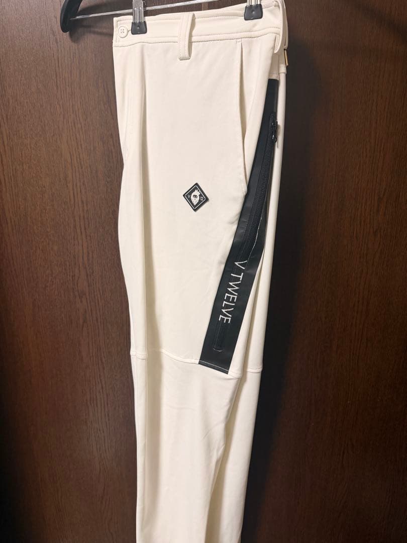 V12パンツ　TECH PANTs-WHITE02 XL