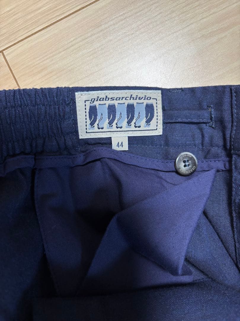 giabsarchivio ネイビー パンツ 44