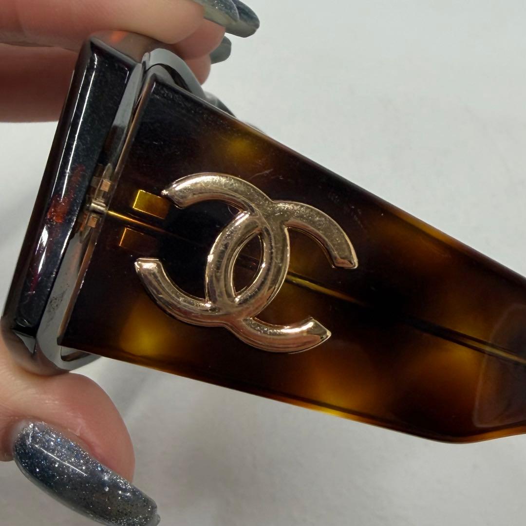 CHANEL 01451 91235 ココマーク べっ甲調 サングラス メガネ