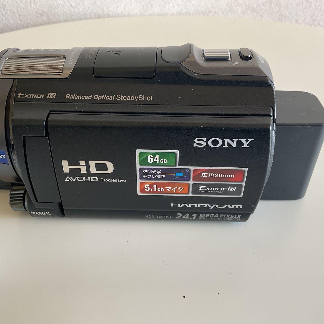 【動作確認済】SONY HDR-CX720V 空間光学手ブレ補正 64GB内蔵
