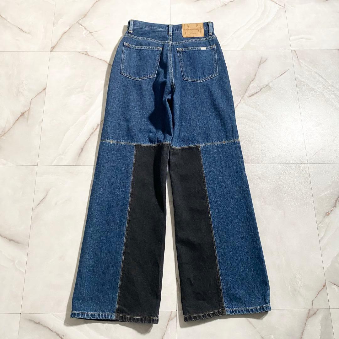 A18515 未使用品 コトハヨコザワ 24AW パネルドジーンズ M